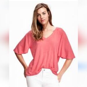 Old Navy Women's S Pink Boho Kimono Sleeve Top